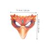 Abaodam 2pcs Decorative Bird Masks Set for Women White Feathered Eagle and Half Masks Masquerade Cosplay Carnival for Halloween Party Dress-up view 2
