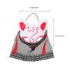Abaodam Lace Fox Half Face Mask for Women, Delicate Animal Carnival, Unique Party Accessory for Halloween and Christmas Cosplay view 2
