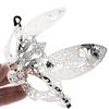 BESTonZON Rhinestone Silver Rabbit Half Face Mask for Party Supplies Carnival Prom Dress-up Accessory view 3