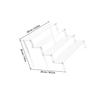 Abaodam Acrylic Display Stand 4-tier Organizer Rack for Collectible Figures and Dolls 30cm Length Multi-layer Storage Shelf for Display and Craft Collections view 2