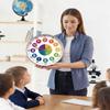 11.8" Telling Time Teaching Clock for Kids - Analog Educational Learning Clock for Classroom, Homeschool & Kids Room - Wall Clock with Labeled Hands & Quarters - Preschool & Kindergarten Essentials view 2