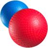 10-Inch Red & Blue Kickballs (2-Pack) with Hand Pump, Playground Balls view 1