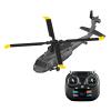 SPYMINNPOO 6 Channel RC Helicopter, Simulation Drone with Brushless Motor Altitude Hold Optical Stream One Key Takeoff Landing, for Beginners Adults (Gray) view 3
