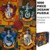 Aquarius Harry Potter 1000 Piece Jigsaw Puzzle for Adults - Hogwarts House Crests Merchandise 20" x 28" Collectible Gifts view 2