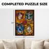 Aquarius Harry Potter 1000 Piece Jigsaw Puzzle for Adults - Hogwarts House Crests Merchandise 20" x 28" Collectible Gifts view 3