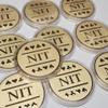 Rook Robot 10x Gold Clad Metal NIT Game Poker Chips: A Fun Dangerous Addition to Your Texas Hold'em or Omaha Card Game view 1