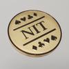 Rook Robot 10x Gold Clad Metal NIT Game Poker Chips: A Fun Dangerous Addition to Your Texas Hold'em or Omaha Card Game view 2