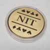 Rook Robot 10x Gold Clad Metal NIT Game Poker Chips: A Fun Dangerous Addition to Your Texas Hold'em or Omaha Card Game view 3