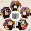 Beginner Magic Prop - 13.2cm Empty Box Toy, Portable Paper Interactive Trick | Magician Performance Aid for Family Party Festival Photography Indoor Outdoor Entertainment Fun Creative Surprise view 3