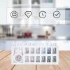 HANABASS Growth Picture Frame 12 Months Year Photo Frame White Plastic 39x19cm for Newborn Memory Display Desktop Ornament view 4
