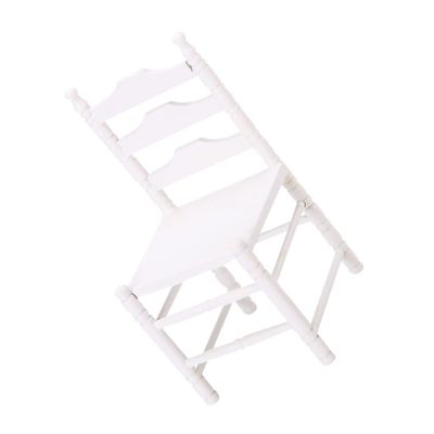 LOPUNER 12 Scale Doll Furniture, White Small House Ornament for DIY Dollhouse Decoration and Micro Landscape Models