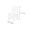 LOPUNER 12 Scale Doll Furniture, White Small House Ornament for DIY Dollhouse Decoration and Micro Landscape Models view 2