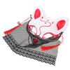 Abaodam Lace Fox Face Mask Cosplay Animal Mask for Masquerade Party Festival Costume Accessory view 1