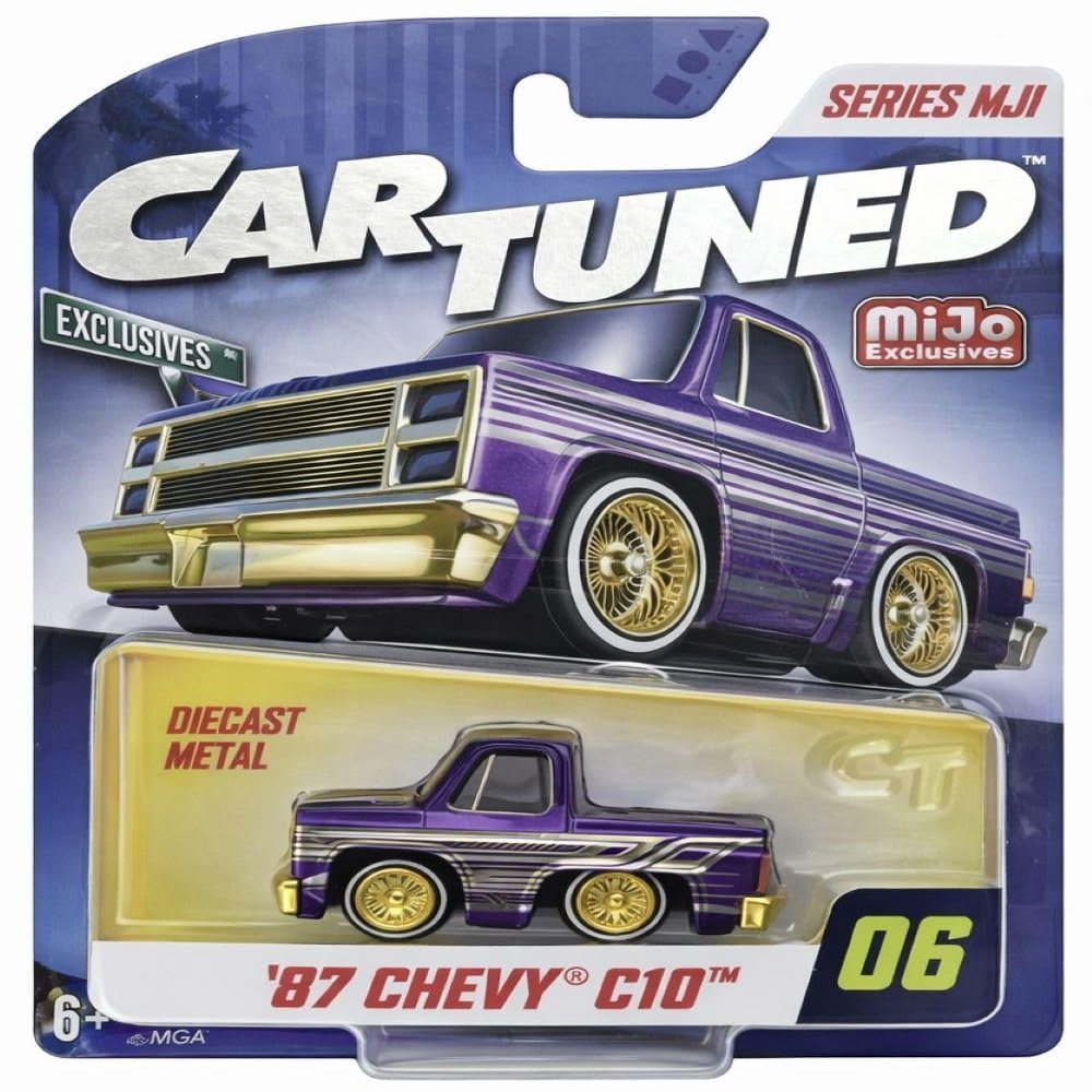 Diecast CarTuned 1987 Chevy C10 Squarebody Hobby Exclusive MJ1 Series