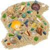 Beachcomber Treasure Hunt 2-Pack - Beach Paydirt with Shells, Sea Glass, Pearl, Fossils & Crystals view 2