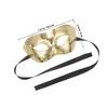 Toyvian Glitter for Women Half Face Cosplay Mask Gold Reflective Sequin Party Mask for Halloween Carnival Dress-up view 2