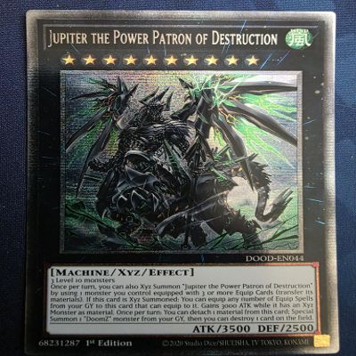 Jupiter The Power Patron of Destruction (Starlight Rare) - DOOD-EN044 - Starlight Rare - 1st Edition