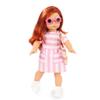 Gotz: Precious Day: Julia Summer - 18" Standing Poseable Doll, Pink-White Striped Dress, Woven Purse & Sunglasses, Red Hair, Collectible Toy, Kids 3+ view 2
