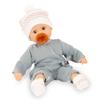 Gotz: Muffin Baby: Zig Zag - 13" Baby Doll, Blue Wrap Romper, Chevron Knit Pom Hat & Socks, Pacifier, Sleepy Eyes, Soft Body, Toy, Kids-Toddlers 18mo+ view 3