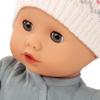 Gotz: Muffin Baby: Zig Zag - 13" Baby Doll, Blue Wrap Romper, Chevron Knit Pom Hat & Socks, Pacifier, Sleepy Eyes, Soft Body, Toy, Kids-Toddlers 18mo+ view 4