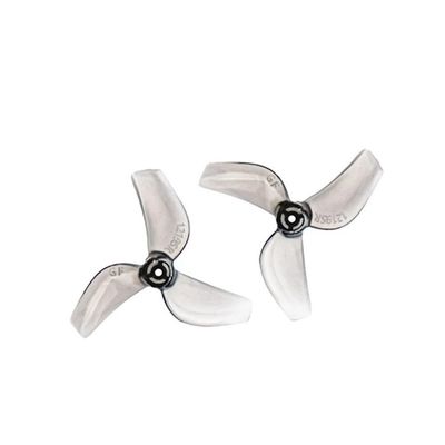 1219S 31mm 3-Blade Propeller 0.18g Lightweight PC For 0702 29000KV RC FPV Tinywhoop Drone 4 Pairs(4Pairs Black 0.8mm)