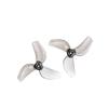 1219S 31mm 3-Blade Propeller 0.18g Lightweight PC For 0702 29000KV RC FPV Tinywhoop Drone 4 Pairs(4Pairs Black 0.8mm) view 1
