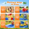 MUGEYMYD Water Table for Toddlers 3-5, Rain Showers Splash Pond Sensory Sand Playset with Umbrella, 16 PCS Accessories, Outdoor Summer Toy for Boys and Girls. view 4