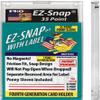 10-Count Pro-Mold 35pt EZ-Snap Trading Card Holders Holds Sleeved Card with Label UV Protection CH35LSA with Cleaning Cloth view 3
