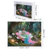 Flower Fairy Jigsaw Puzzle, Mythology Jigsaw Puzzles, Fairy Tale Forest Princess Challenging Puzzles for Adults 500 Pieces, Home Decoration Puzzle, Interlock Perfectly No Dust view 4