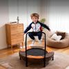 36" Foldable Kids Trampoline with Handle - Indoor/Outdoor Toddler Rebounder for Ages 1-6 - Easy Assembly & Safe Padded Cover (Orange) view 1