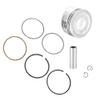 Phefop Gasoline Generator Piston Assembly Kit, Aluminum Piston Replacement with High Hardness and Strength, Fit for 170F GX210 Engine view 1