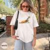 Monkey Punch Graphic Shirt, Baby Monkey Holding Plush Toy Tee, Animal Lover Gift, Cute Trendy Shirt Multicolor view 2