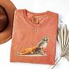 Monkey Punch Graphic Shirt, Baby Monkey Holding Plush Toy Tee, Animal Lover Gift, Cute Trendy Shirt Multicolor view 4