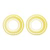 2.2in Silicone Tires Insert, Water Resistant Shock Absorption Double Layer Hollow for 1/10 Scale RC Crawler Cars Lightweight Enhanced Traction for Off-Road Adventure and Mud Terrain Enthusiasts view 2