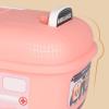 Interactive Storage Trunk with Smooth Edged Construction Portable Handle for Playtimes Organization Toy Storage Bin with Handle view 3