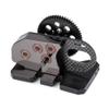 31% Overdrive 2Low Transmission Gearbox Carbon with Delrin Skid Compatible with 1/10 RC Crawler Chassis Cheater Rigs view 1