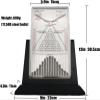 231131cm Desktop Galton Board, Probability Demonstration Model with 17500 Metal Beads, Physics Statistical Experiment Tool for School Labs view 2