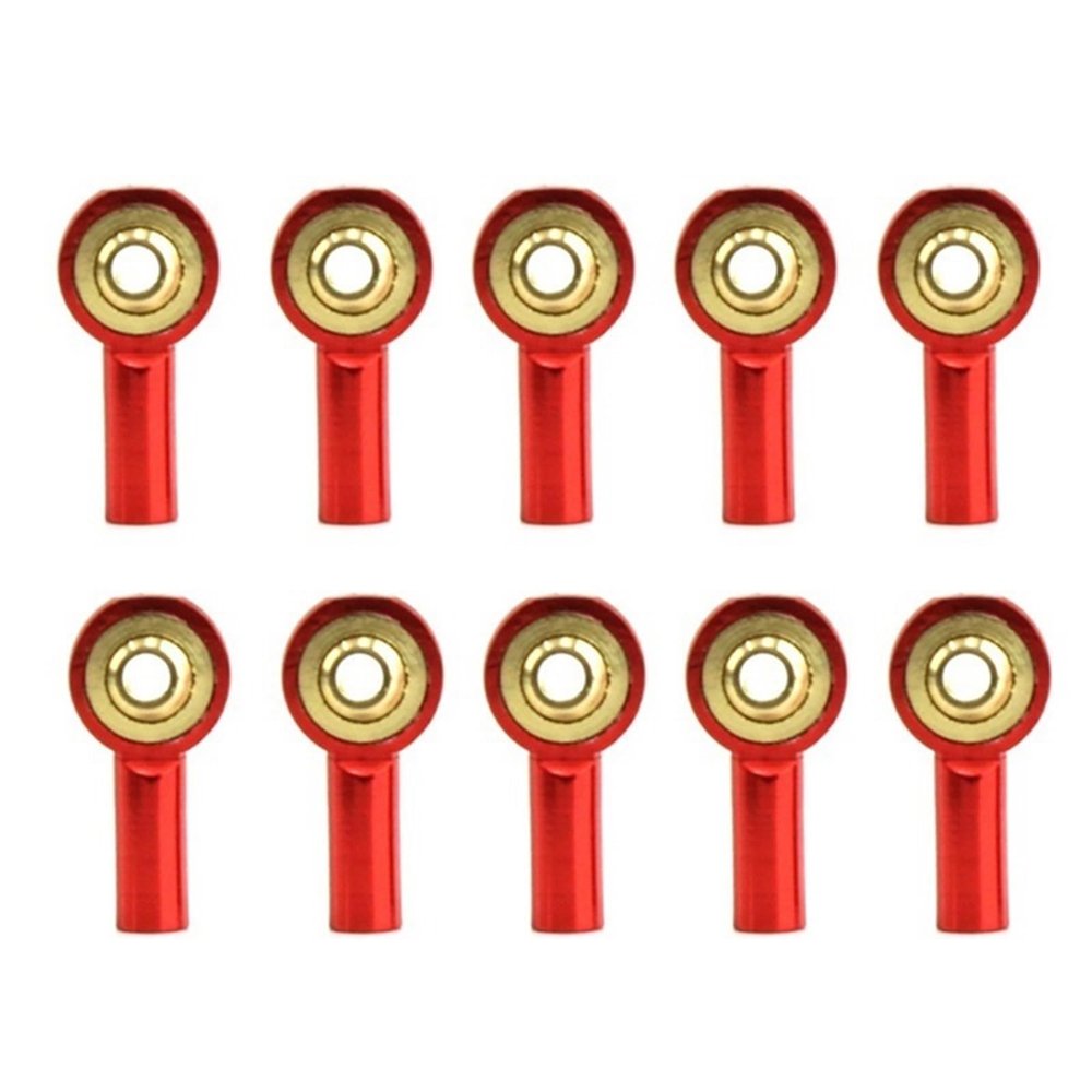10Pcs Metal M2 Link Tie Rod End Ball Joint Buckle Steering Pushrod for rc Car Boat Upgrade Accessories RC Links Linkage