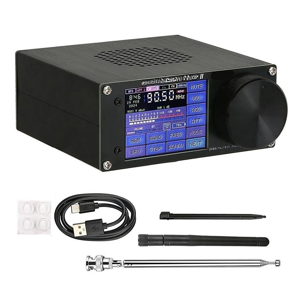 for Enhanced ATS25 Radio Receiver 2 4-inch Touch Screen Direct Frequency inputs and high perApplicable tomance DAB Technology
