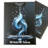 100 Ct. TCG Art Card Sleeves with Matte Textured Back. Blue Black design perfect for dimir or control decks - Compatible with Magic The Gathering and Other TCGs & LCGs (Deadly Control) Foxtrot Designs view 1