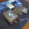 100 Ct. TCG Art Card Sleeves with Matte Textured Back. Blue Black design perfect for dimir or control decks - Compatible with Magic The Gathering and Other TCGs & LCGs (Deadly Control) Foxtrot Designs view 4