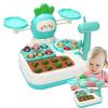 Developmental Carrot Harvest Game - Garden Task, 1 Set Planting Kit for Home School, Earthy Puzzle with Tapered Shapes, Teaching Gear, Skill Trainer, Families and Teachers view 1