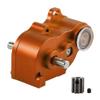 Aluminum Transmission Gearbox for II III 1/10 Crawler Low Center of Gravity Lightweight Metal Chassis Gear Compatible with(Orange) view 1