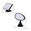 ANDRESLAD Adjustable Car Mirror Rear Facing Backseat Mirror with 360 Rotation and Suction Cup Mount for Safety in Vehicles view 2