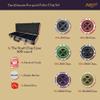 Playzaic 500-piece Aluminum The Ultimate Poker Chip Case - 14-gram Heavy Clay Composite Set - Casino Chips for Texas Holdem, Blackjack - Betting Game Accessories (500 ct. Deluxe Vault Case) view 2