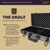 Playzaic 500-piece Aluminum The Ultimate Poker Chip Case - 14-gram Heavy Clay Composite Set - Casino Chips for Texas Holdem, Blackjack - Betting Game Accessories (500 ct. Deluxe Vault Case) view 4