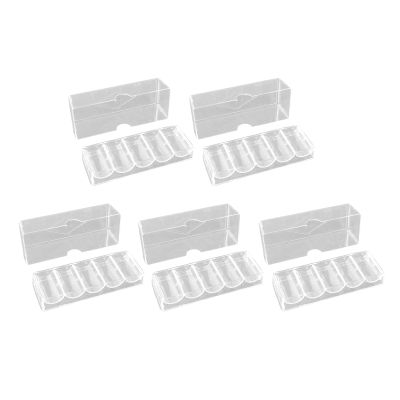 Mjaie Compartment Acrylic Case Portable Design for Organized