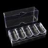 Mjaie Compartment Acrylic Case Portable Design for Organized view 3