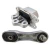 3pcs Front Lower Right Engine Transmission Motor Mount 22116885788 22116885934 22316853453 Compatible with X1 X2 F46 F55 1.2T view 1
