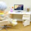 1/12 Scale Dollhouses Desk and Chair Pair with Interchangeable Layout for Creative Miniature Displays Dollhouses Tiny Furniture Set Realistic Miniature Furniture Set view 3